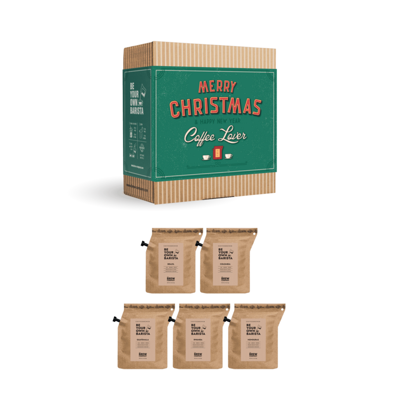 Merry Christmas Retro Coffee Gift Box