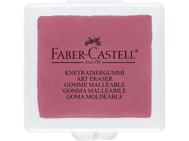 Kneedgum FC 7020 3 kleuren 18st. in disp. geel-rood-blauw in plastic doosje