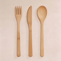 Fiambrera de Acero Inoxidable con Tapa y Divisor de Bambú - 800 ml