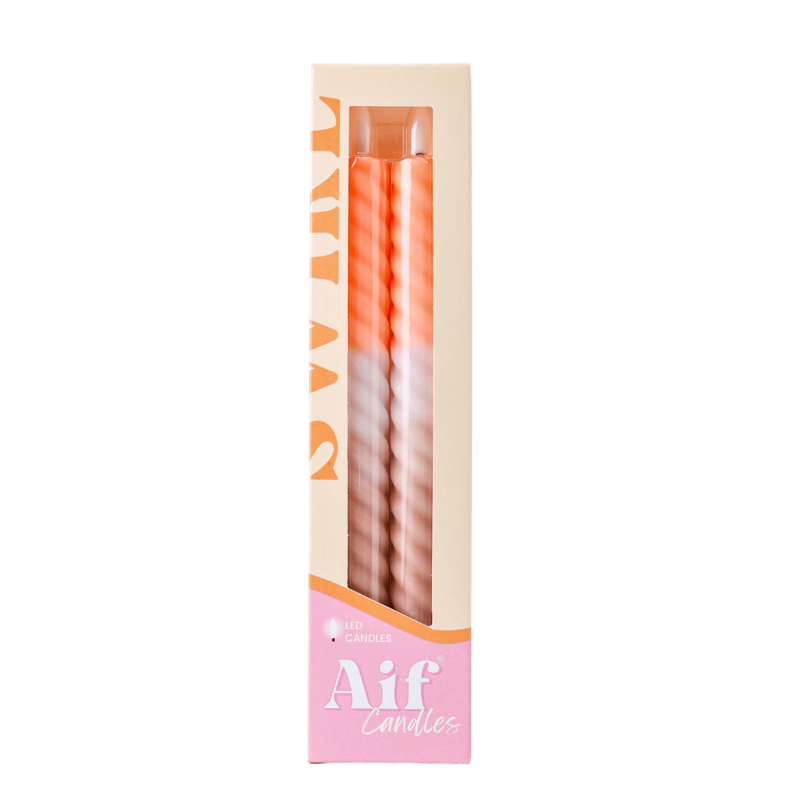 LED-Wirbelkerze Pure Bliss – 2er-Set