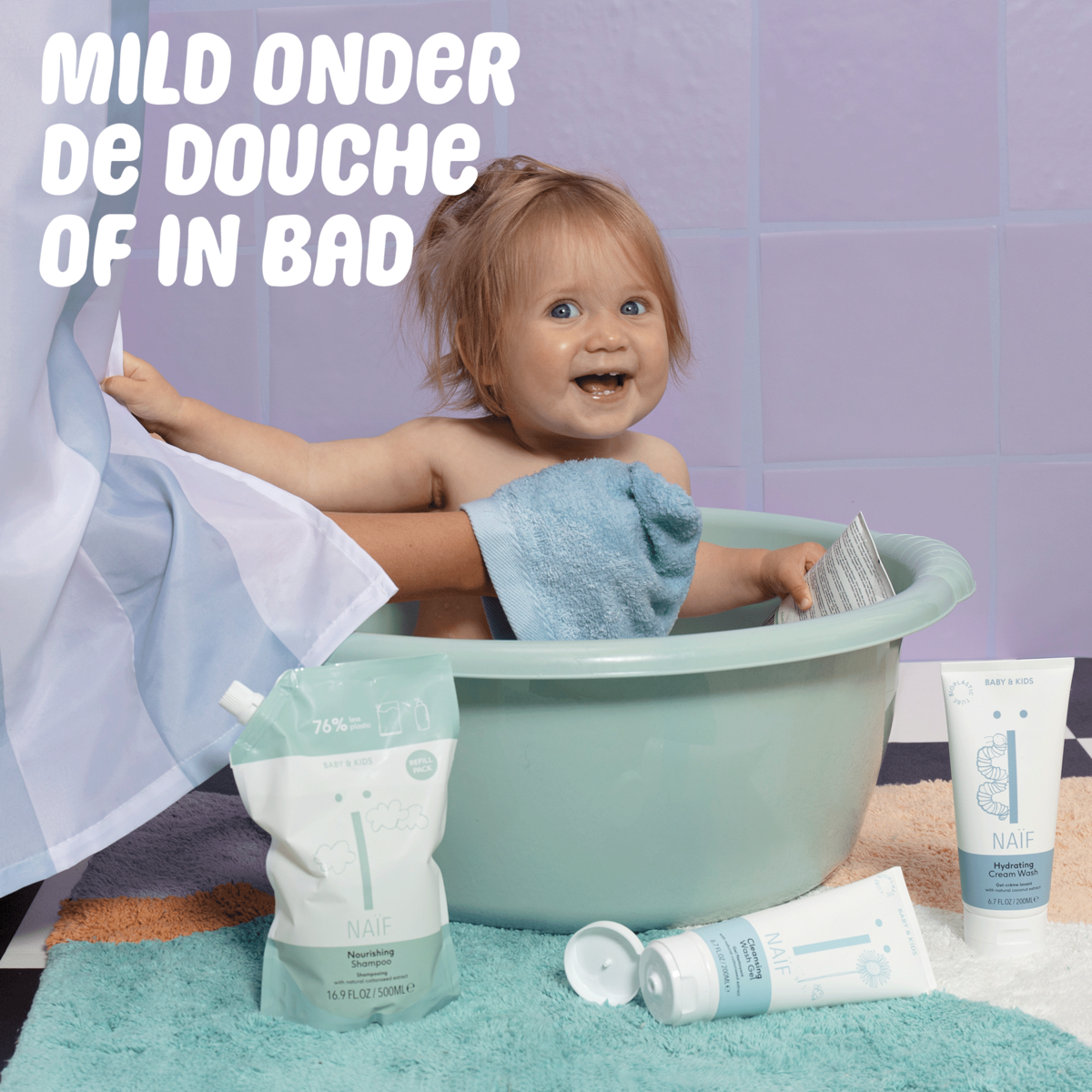 Naïf Reinigende Wasgel voor Baby & Kids 15ml
