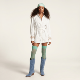 Noa Blue Jeans Texan Boots