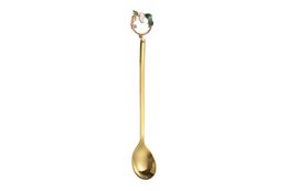 Golden Rabbit Dessert Spoon 14 cm Sæt med 6 stykker Isabelle Rose