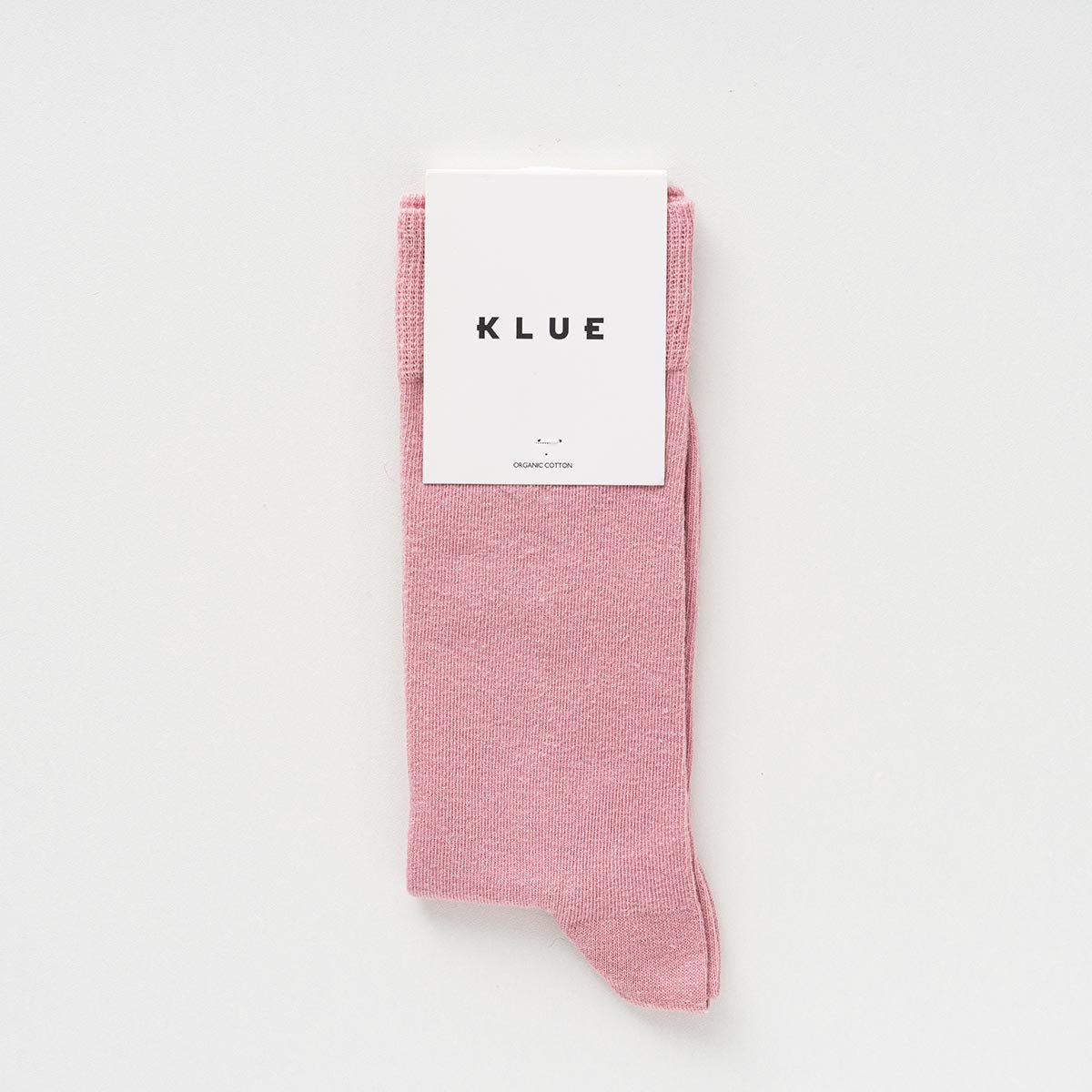 KLUE Organic solid Socks | Pink
