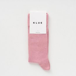 KLUE Organic solid Socks | Pink