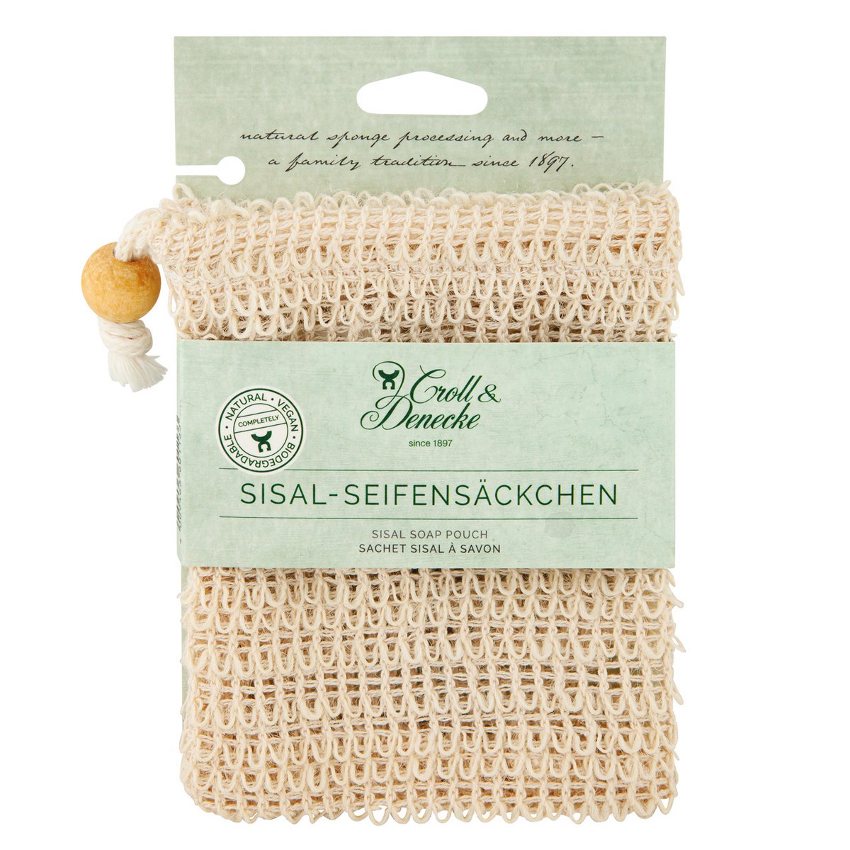 Bolsa de jabón de sisal