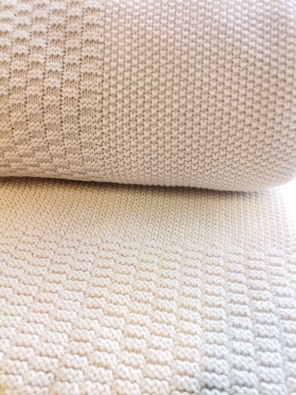 Knitted Throws, knitted Blanket, CottonThrows, knitted throw-blanket from 100% cotton