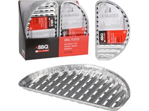 Semi-circular grill bowl set of 4 pieces