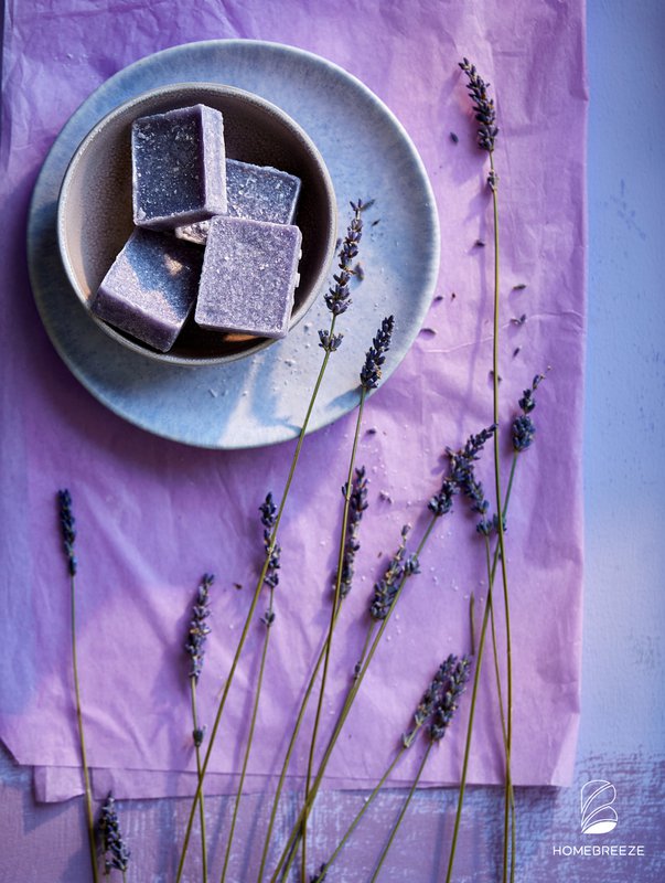 Lavender perfume block (packed in 10 pieces)