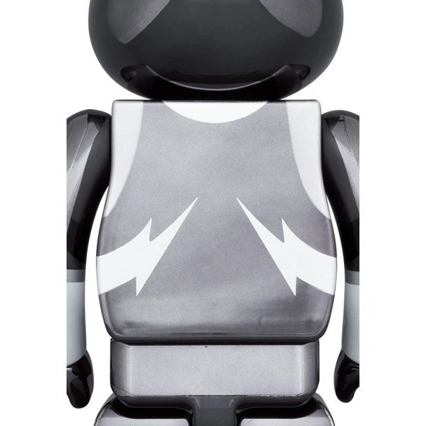 Ensemble Bearbrick 400 % et 100 % - KISS Spaceman (Chrome éd.)