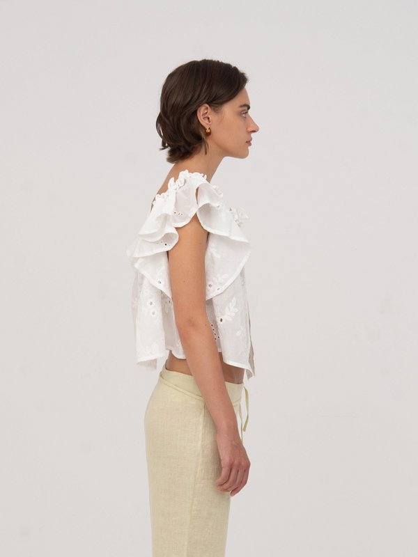 Lux witte top