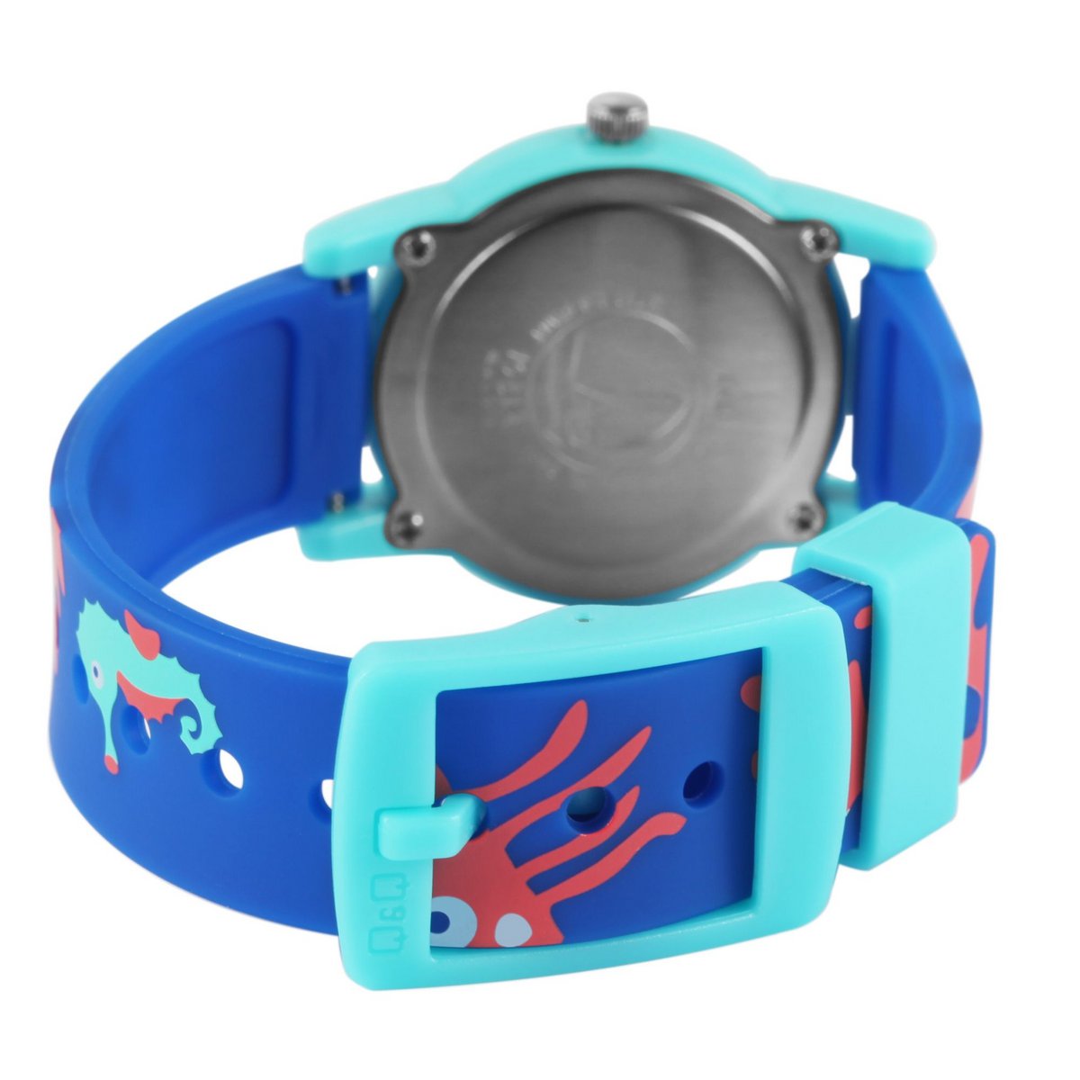 Montre pour enfants Q&Q "Underwater World", bracelet en résine, 10 ATM