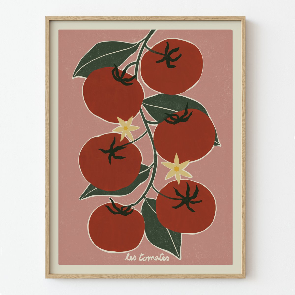 Kunstdruck „Tomaten“.
