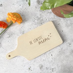 Cutting board - De leafste mem - Mother's Day