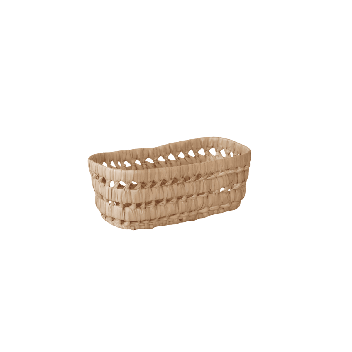 Cesta de palma, cesto de palma marroquí, caja de ratán, cesta vaciabolsillos 20 cm