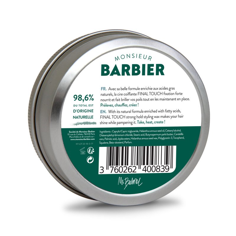 FINAL TOUCH - Beard & Hair Styling Wax for Men