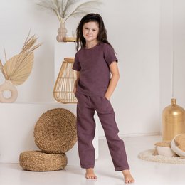 Pantalon en lin enfant Dakota