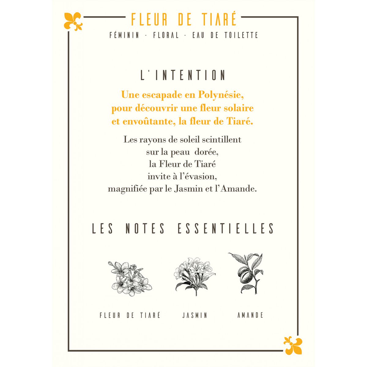 Fleur de Tiaré Eau de Toilette 50ml