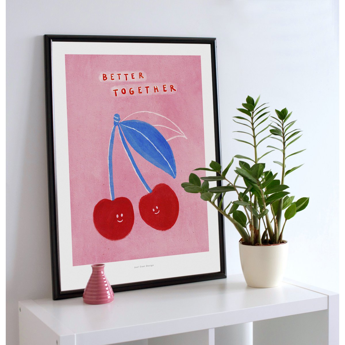 A5 Meglio insieme | Stampa d'arte poster illustrazione