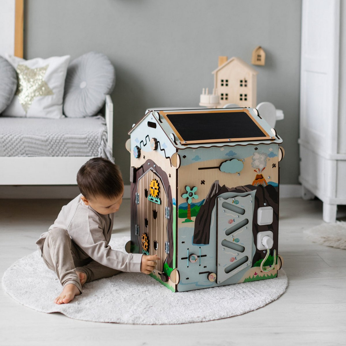 Casetta da gioco DINO con illuminazione