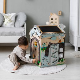 Busyboard Spielhaus DINO mit Beleuchtung