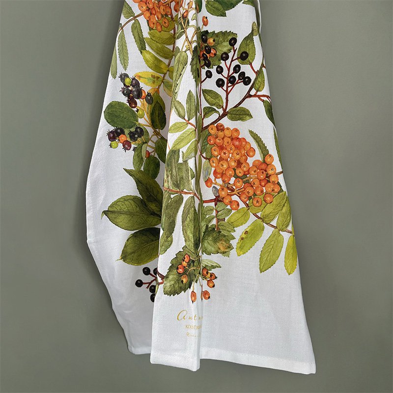 Organic tea towel - Autumn