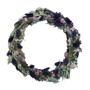 Krans 25cm lavendel