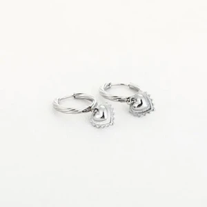 Earrings with Heart Je18620 - Silver