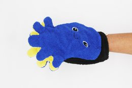BIO Waschlappen Tintenfisch groß