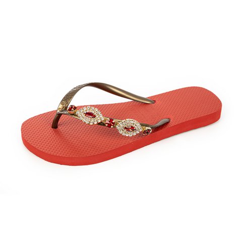 Chanclas Carlina rood