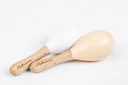 Maracas Pastello Rosa/Bianco