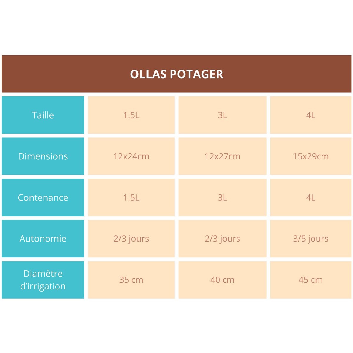 Ollas Vegetable Garden to Bury