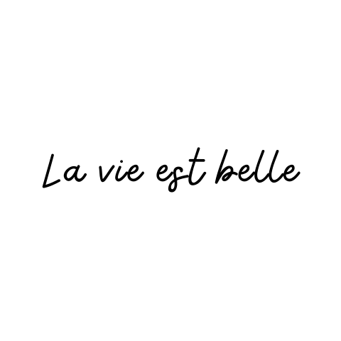 Temporary tattoo Sioou - Life is beautiful x5