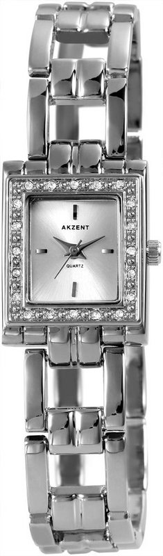 Akzent dameshorloge met metalen armband
