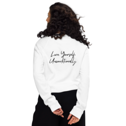 Sweat-shirt bio SELF LOVE Sweat-shirt raglan bio unisexe