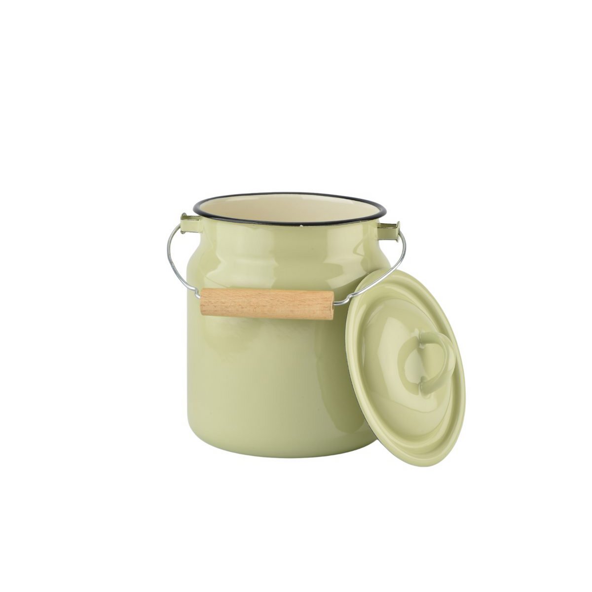 Emalje mælk kan citron 3,3 l isabelle rose