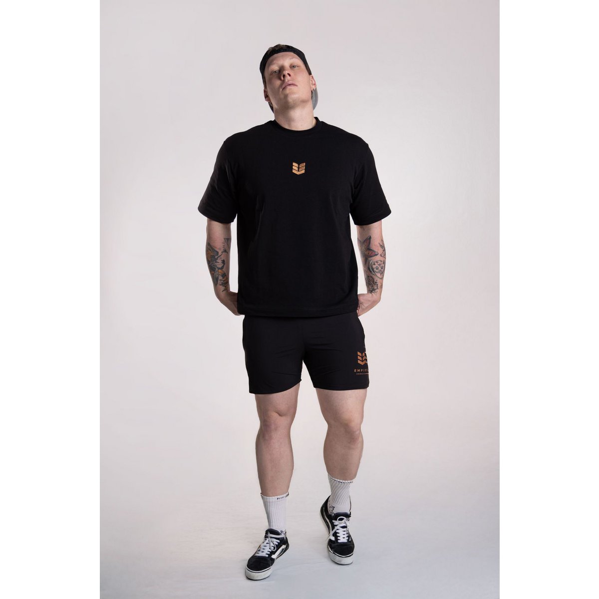 Empire Embody Oversize T-shirt unisex - Duurzaam, duurzaam, hoog verkooppercentage, gemaakt van 250 gsm biologisch katoen met geborduurd logo