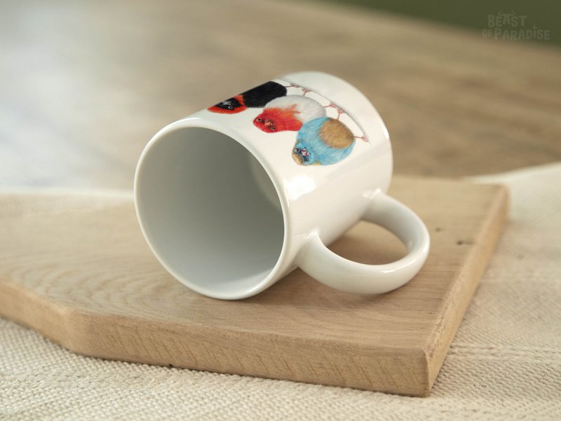 Ceramic Mug, African Birds, Funny Mugs, Animal Mug