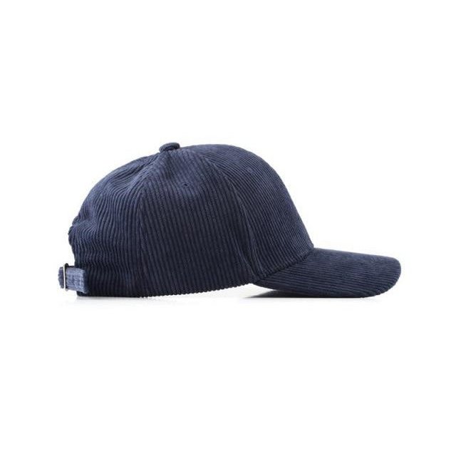Legend Cap Basic - eindbaas - Corduroy - Dark blue