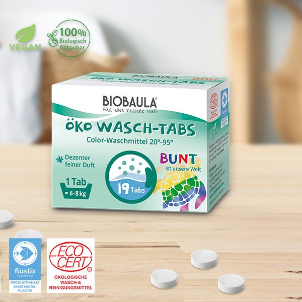 BIOBAULA ECO DETERGENTE PASTILLAS de colores
