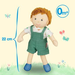 Fabric Doll '' Fred '' con atuendo para poner y despegar, 22 cm