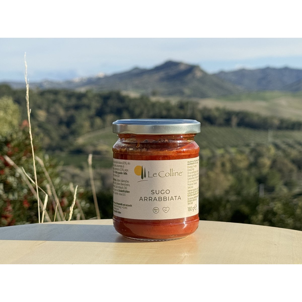 Tomato sauce Arrabbiata from Italy