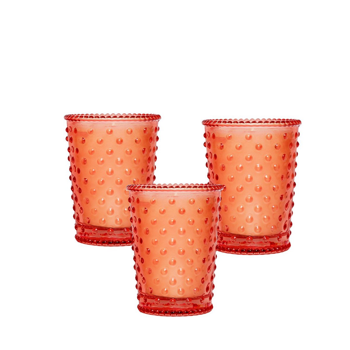 Simpatico Hobnail Votive 3.5oz #4 Watermelon Basil 