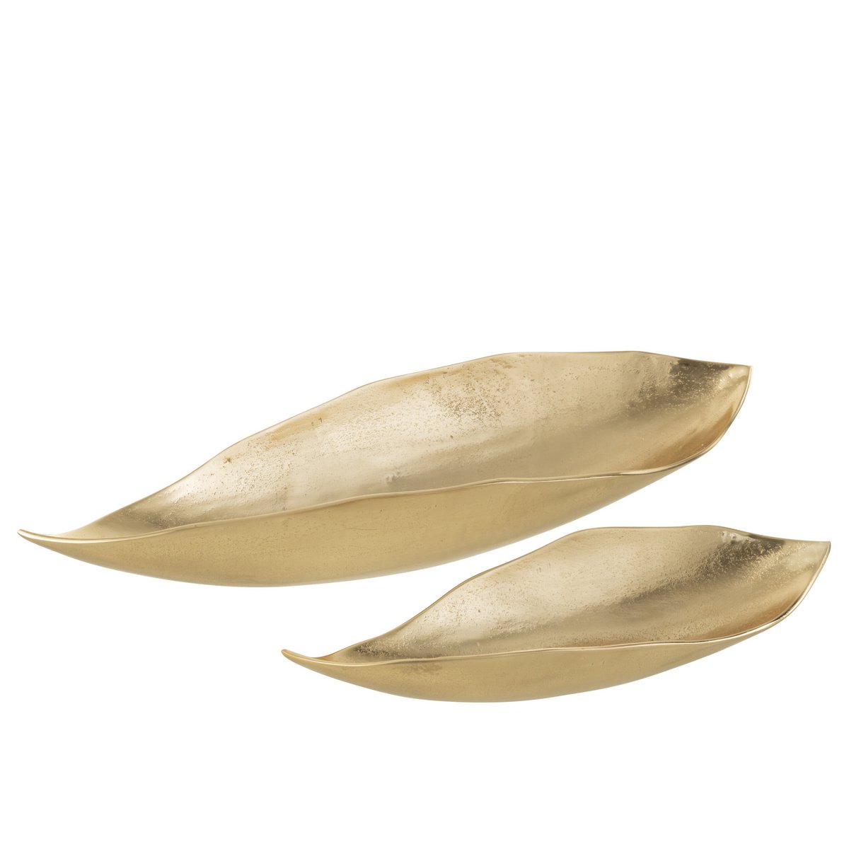 J-Line Tray plateau - tray - metal - gold - large - HS