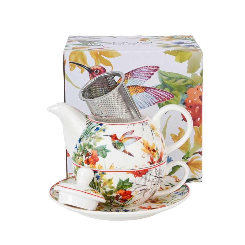 DUO FLOWERS Tea for One, 350ml, LINNEA, Giftbox