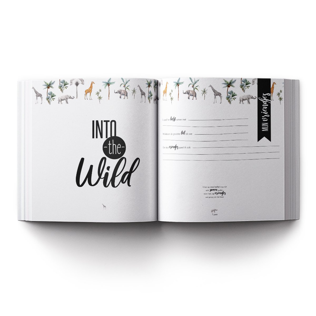 Livre pour grandir Jungle - de 1 à 4 ans