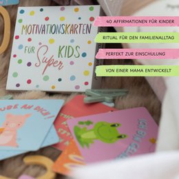 Opmuntringskort til børn - 40 bekræftelseskort for selvtillid og styrke