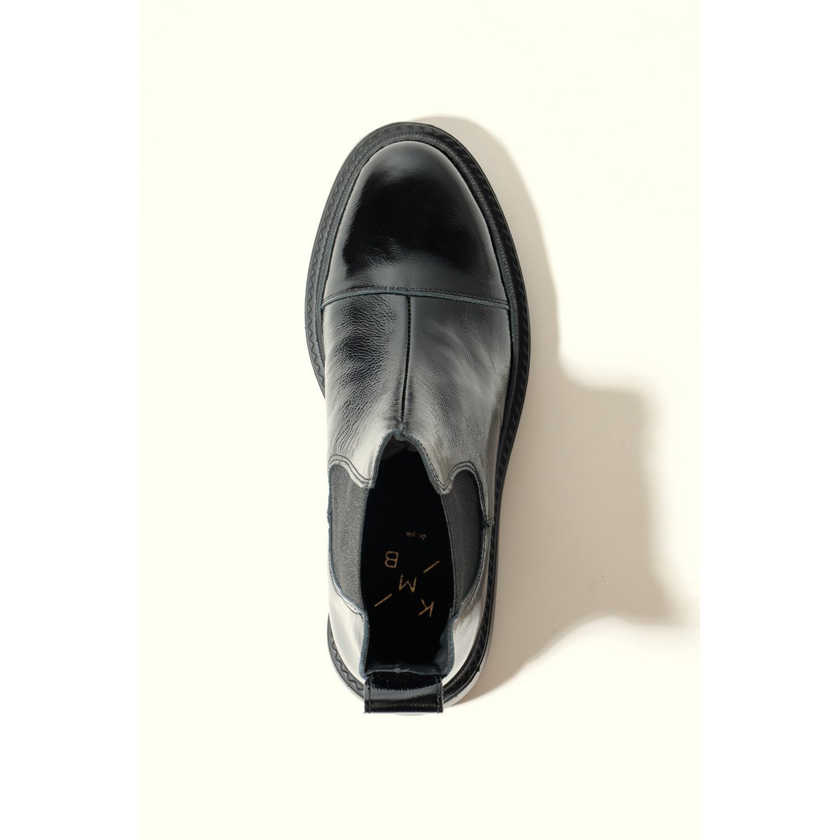 MACU BLACK – Stiefeletten aus Lackleder mit extra leichter Sohle