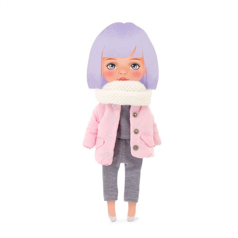 Soft toy, Sweet Sisters - Clothing set: Pink Jacket (35cm)