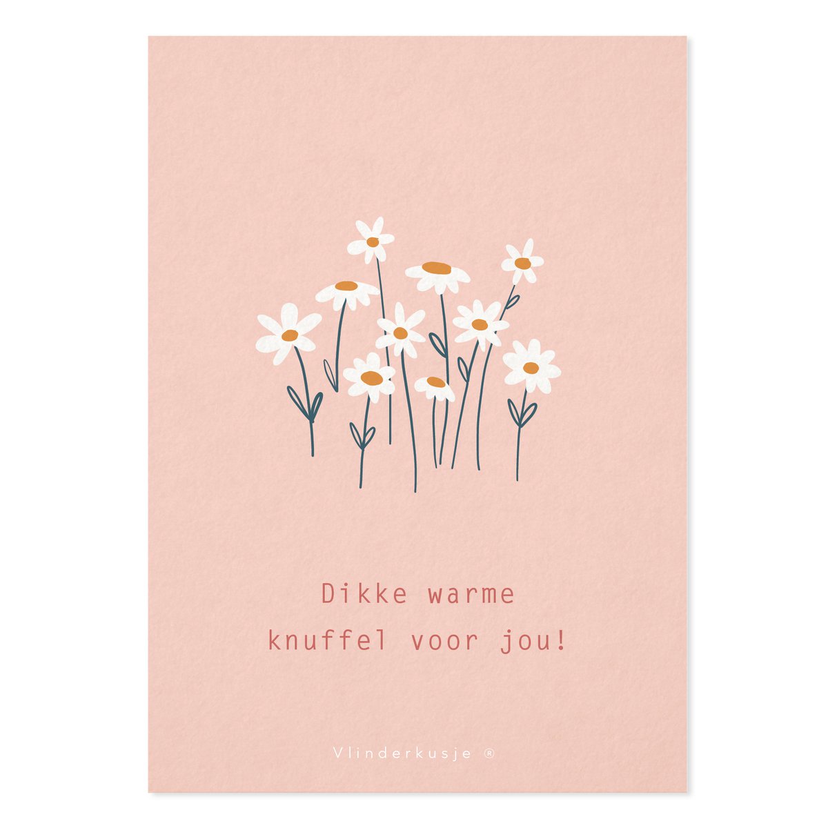 'warm hug' / Postkarte Trost & Liebe